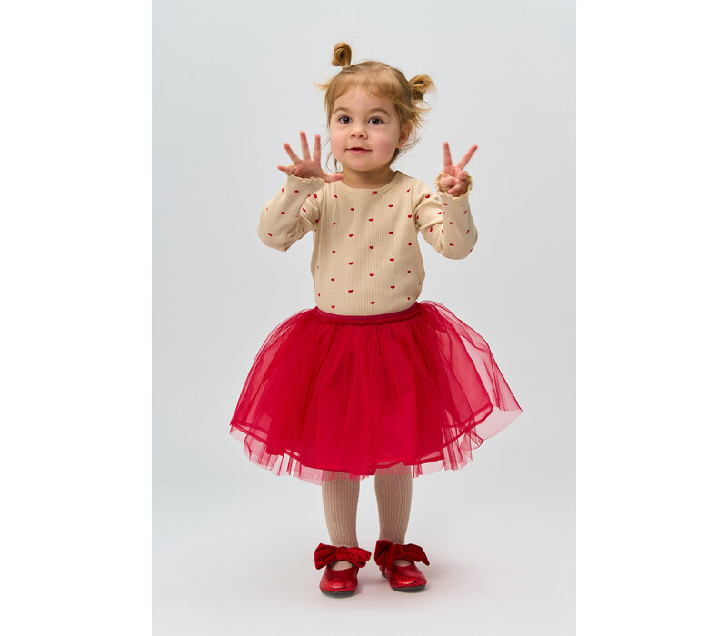 The New TNSTRhea L_S Rib Tee Whitecap Gray AOP