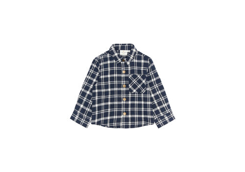 The New The New TNSTRiggs L_S Flannel Shirt Navy Blazer Check The New The New TNSTRiggs L_S Flannel Shirt Navy Blazer Check