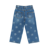 The New TNSTRipley Wide Jeans Medium Blue Denim AOP
