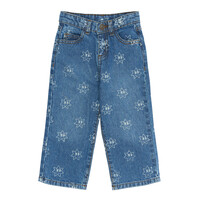 The New TNSTRipley Wide Jeans Medium Blue Denim AOP