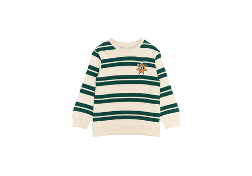 The New The New TNSTRobbie Knit Sweatshirt Deep Teal Striped The New The New TNSTRobbie Knit Sweatshirt Deep Teal Striped