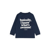 The New TNSTRohan L_S Tee Navy Blazer