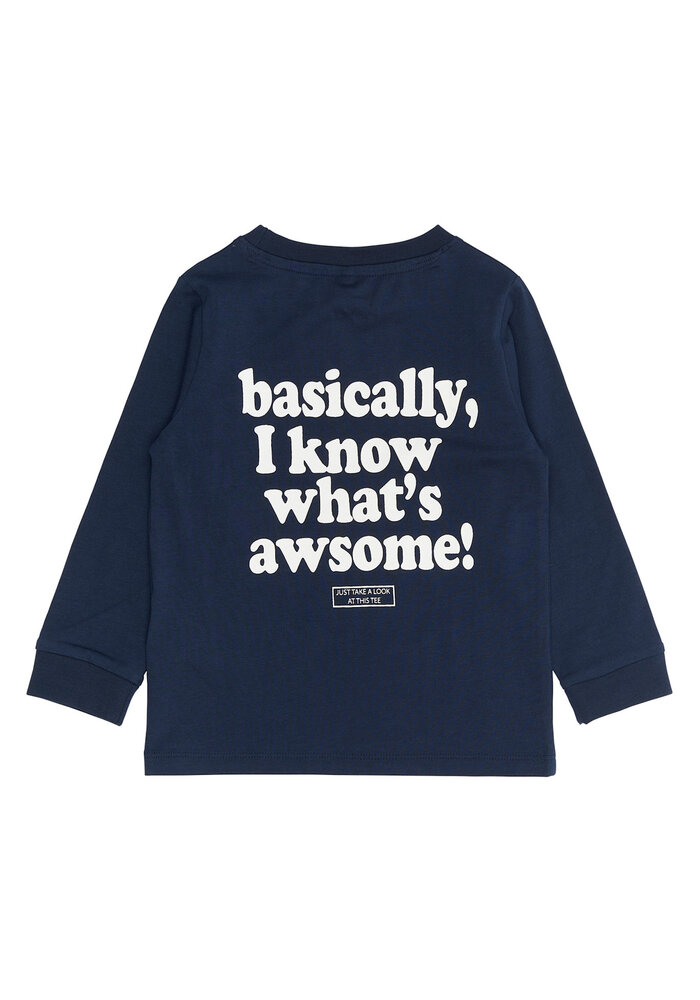 The New TNSTRohan L_S Tee Navy Blazer