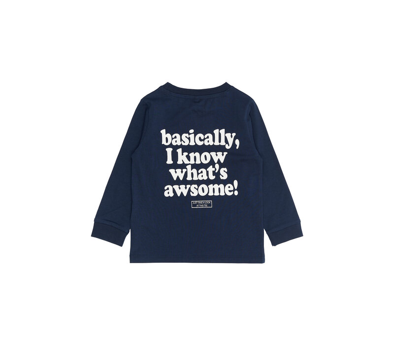 The New TNSTRohan L_S Tee Navy Blazer