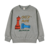 Jelly Mallow Jelly Mallow Check Mate Pignment Sweatshirt GRAY