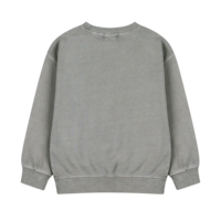 Jelly Mallow Check Mate Pignment Sweatshirt GRAY