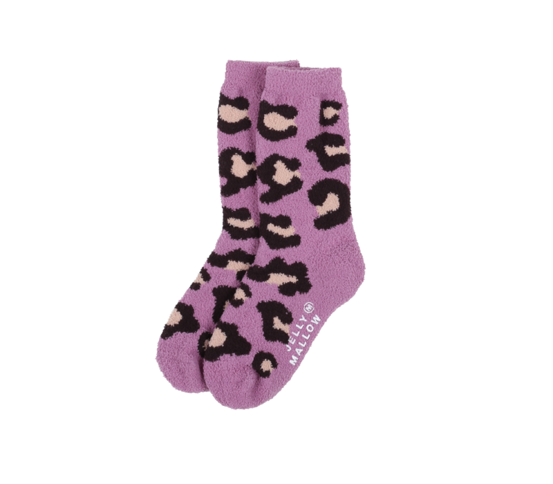 Jelly Mallow  Leopard Tarry Socks Set MULTY