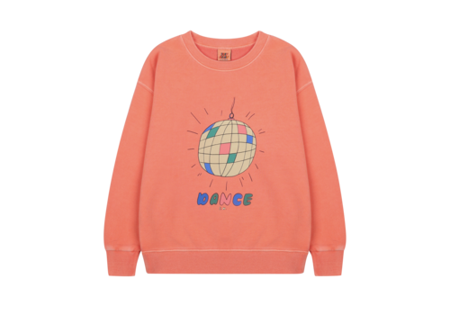 Jelly Mallow Jelly Mallow Disco Ball Pigment Sweatshirt PEACH PINK