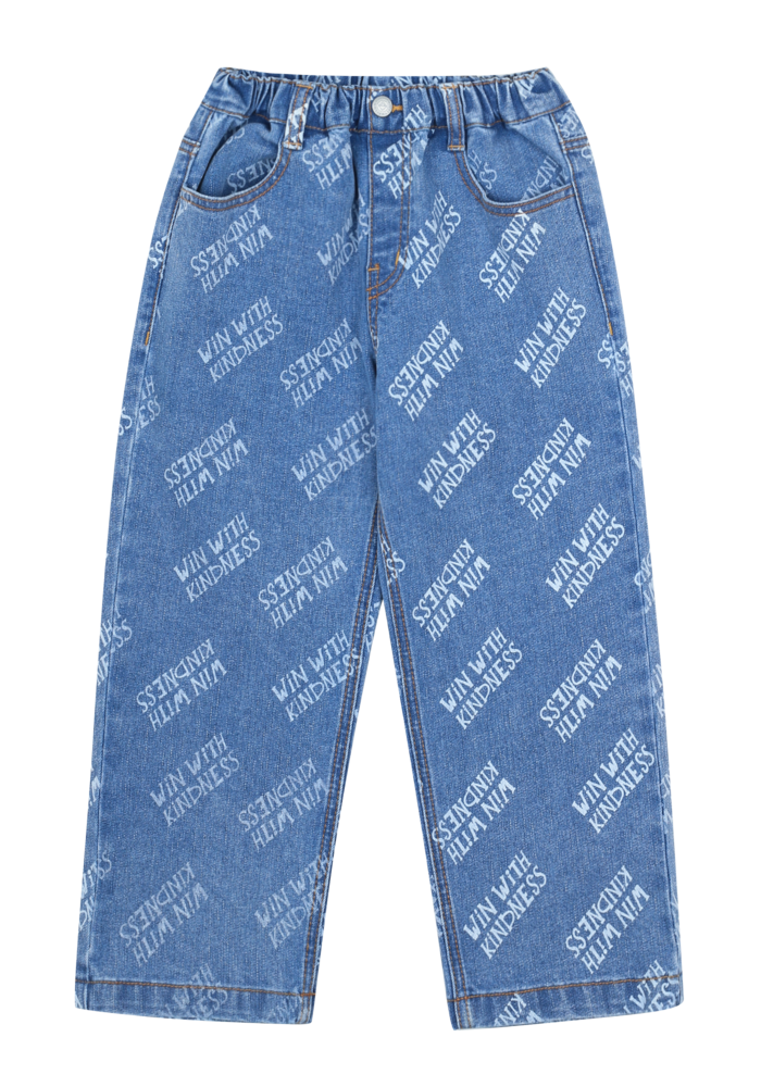 Jelly Mallow Kindness Denim Pants BLUE