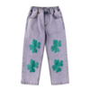 Jelly Mallow Jelly Mallow Lucky Clover Denim Pants BLUE