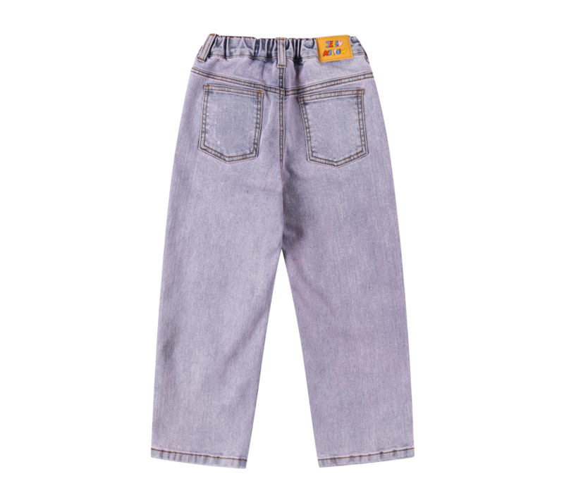 Jelly Mallow Lucky Clover Denim Pants BLUE