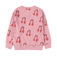 Jelly Mallow Melody Pattern Sweatshirt PINK