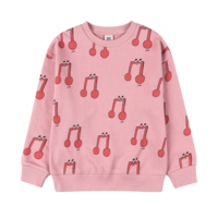 Jelly Mallow Melody Pattern Sweatshirt PINK