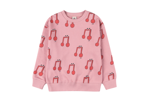 Jelly Mallow Jelly Mallow Melody Pattern Sweatshirt PINK