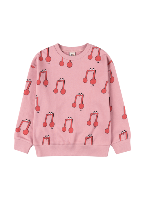 Jelly Mallow Jelly Mallow Melody Pattern Sweatshirt PINK