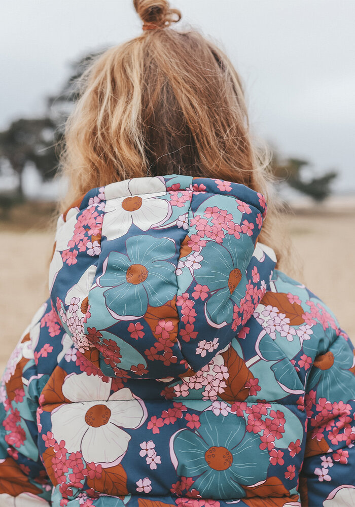 Your Wishes Florid Flare | Puffer Coat Insignia Blue