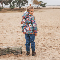 Your Wishes Florid Flare | Puffer Coat Insignia Blue