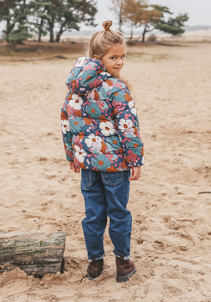 Your Wishes Florid Flare | Puffer Coat Insignia Blue