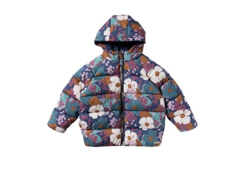 Your Wishes Your Wishes Florid Flare | Puffer Coat Insignia Blue