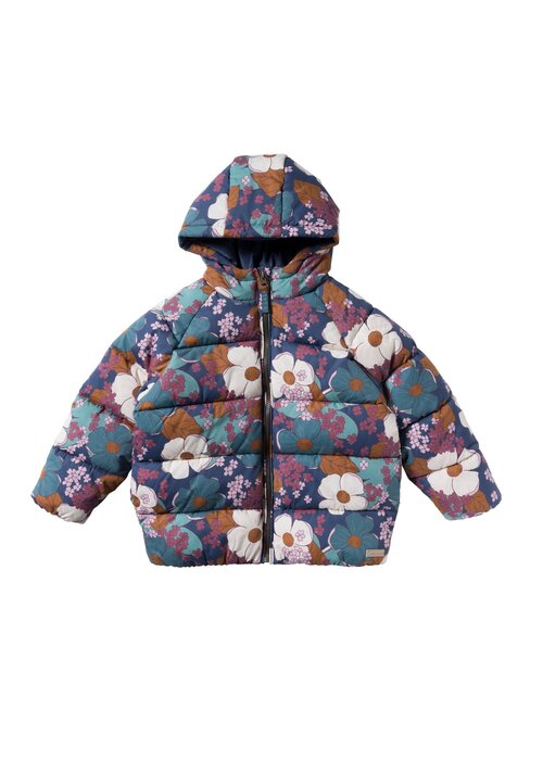 Your Wishes Your Wishes Florid Flare | Puffer Coat Insignia Blue