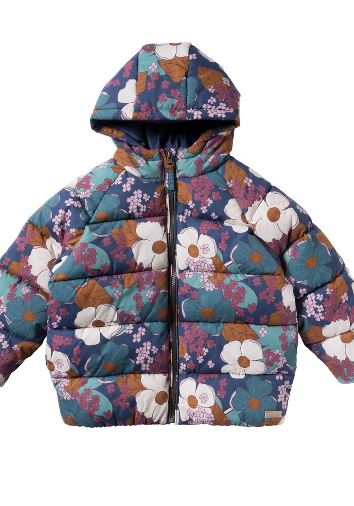Your Wishes Florid Flare | Puffer Coat Insignia Blue
