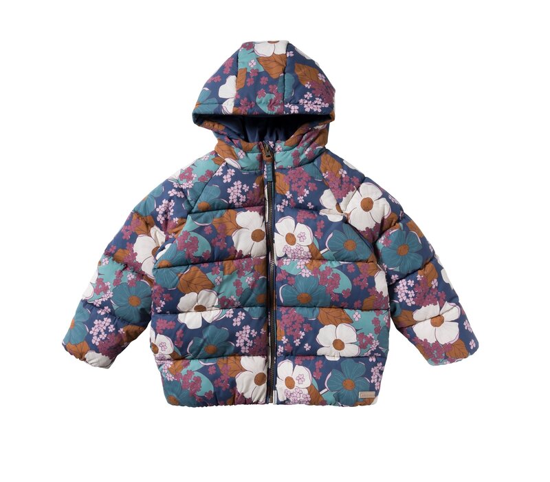 Your Wishes Florid Flare | Puffer Coat Insignia Blue