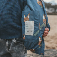 Your Wishes Fox | Puffer Coat Blue Wing Tale