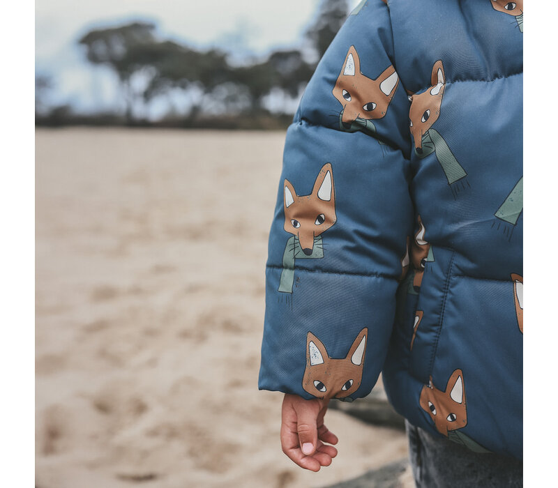 Your Wishes Fox | Puffer Coat Blue Wing Tale