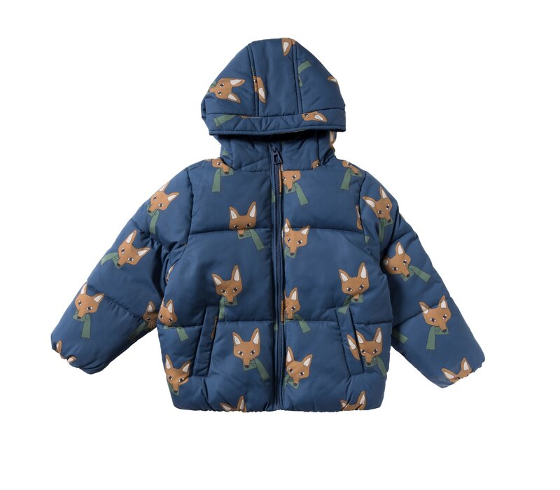 Your Wishes Fox | Puffer Coat Blue Wing Tale