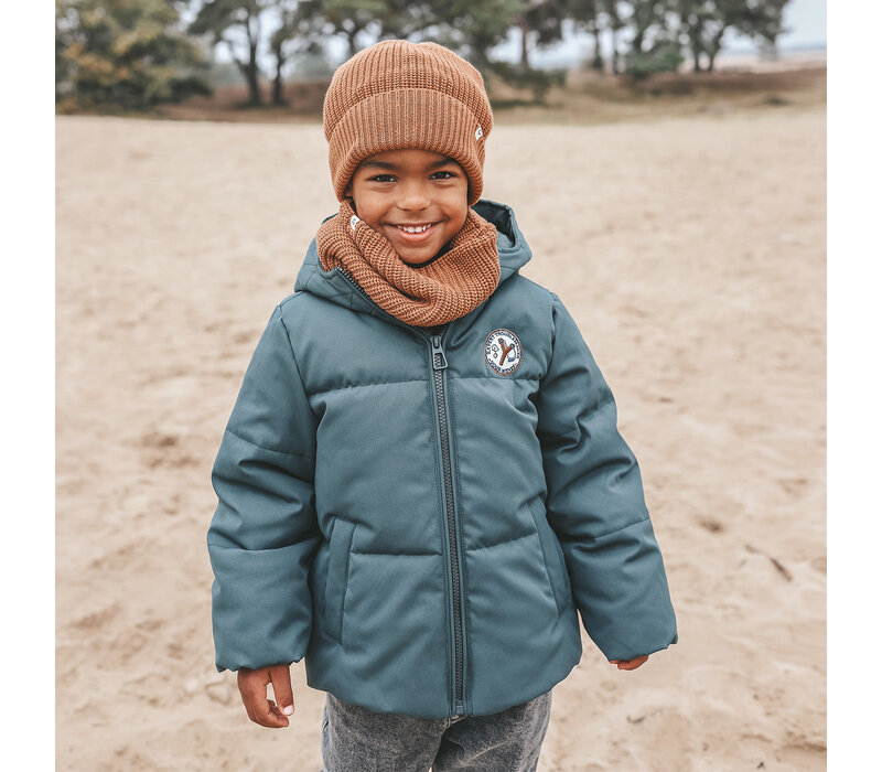 Your Wishes Solid | Puffer Coat Teal