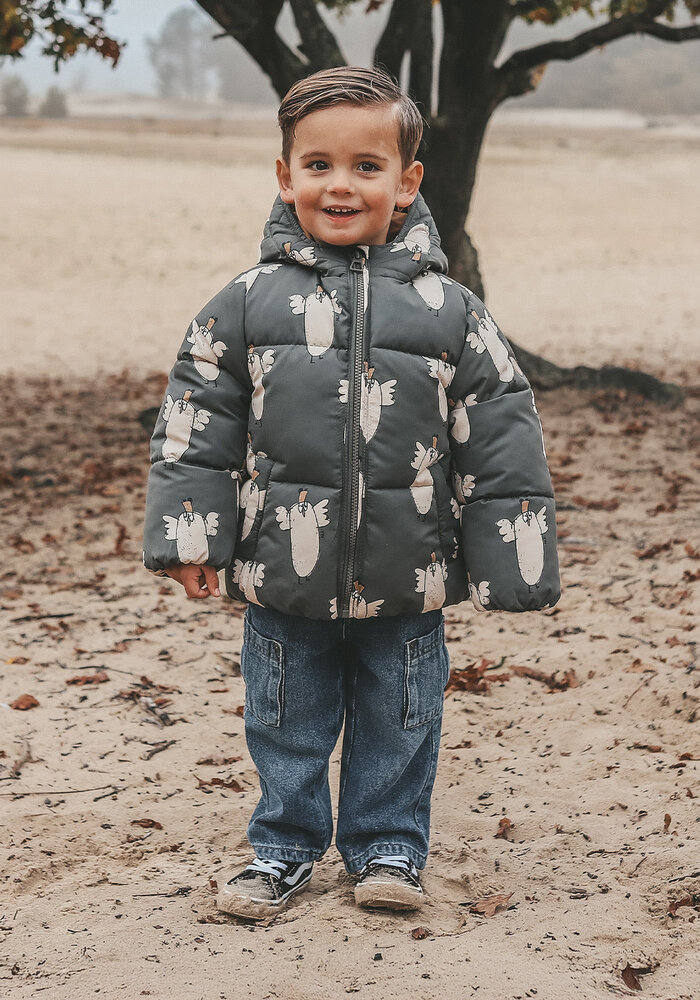 Your Wishes Chicken | Puffer Coat Raven