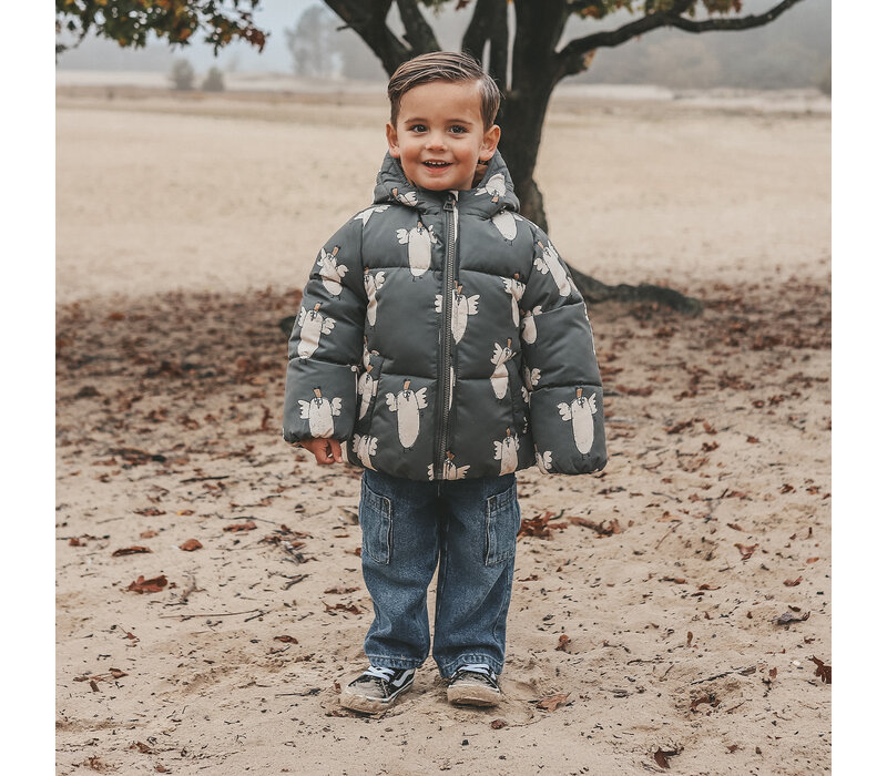 Your Wishes Chicken | Puffer Coat Raven