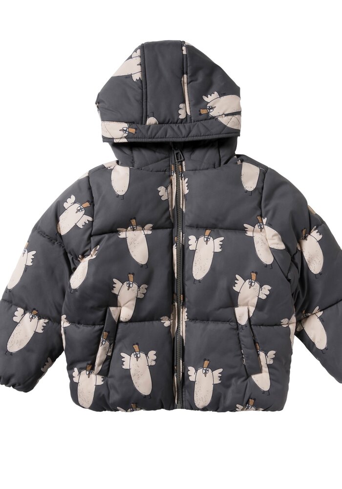 Your Wishes Chicken | Puffer Coat Raven