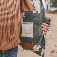 Your Wishes Chicken | Puffer Coat Raven
