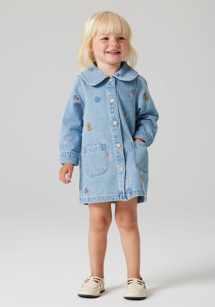 Name-it NMFLILI EMB DNM DRESS 4999-ZA