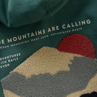 Daily Seven Hoodie Backprint Blue Spruce