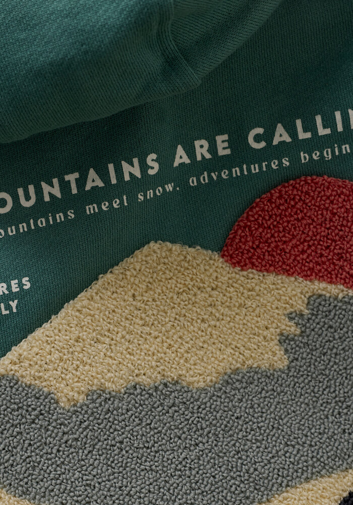 Daily Seven Hoodie Backprint Blue Spruce