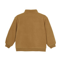 Daily Seven Sweater Polar Fleece Light Chestnut