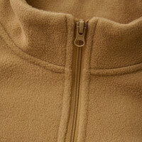 Daily Seven Sweater Polar Fleece Light Chestnut