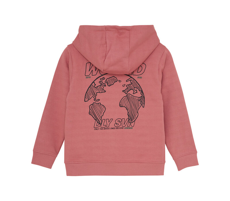 Daily Seven Hoodie Artwork Coral Clay