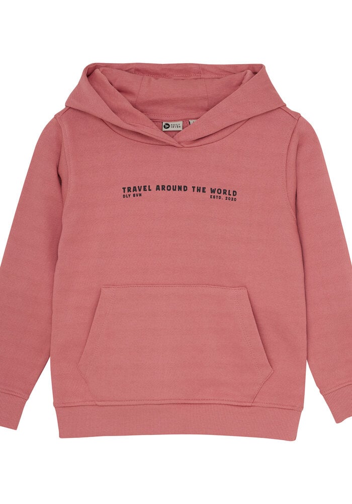 Daily Seven Hoodie Artwork Coral Clay