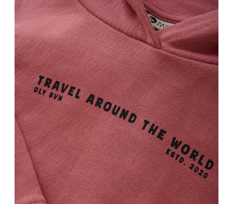 Daily Seven Hoodie Artwork Coral Clay