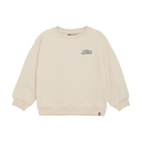 Daily Seven Oversized Sweater Backprint Sandshell