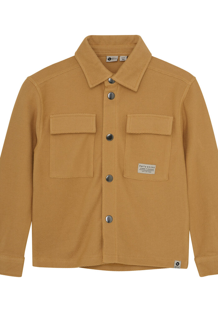 Daily Seven Shirtjacket Structure Light Chestnut