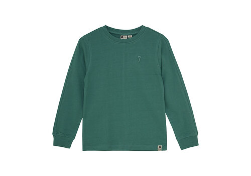 Daily seven Daily Seven T-shirt Longsleeve Logo Blue Spruce