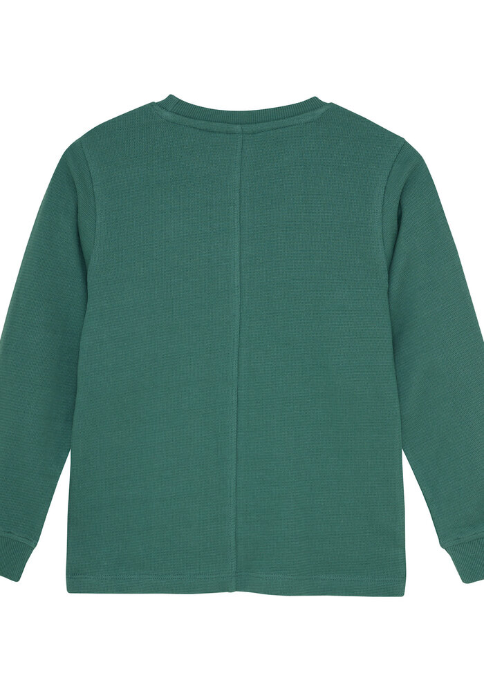 Daily Seven T-shirt Longsleeve Logo Blue Spruce