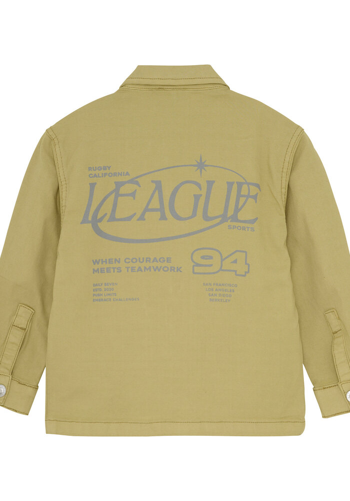 Daily Seven Canvas Jacket Silver Fern