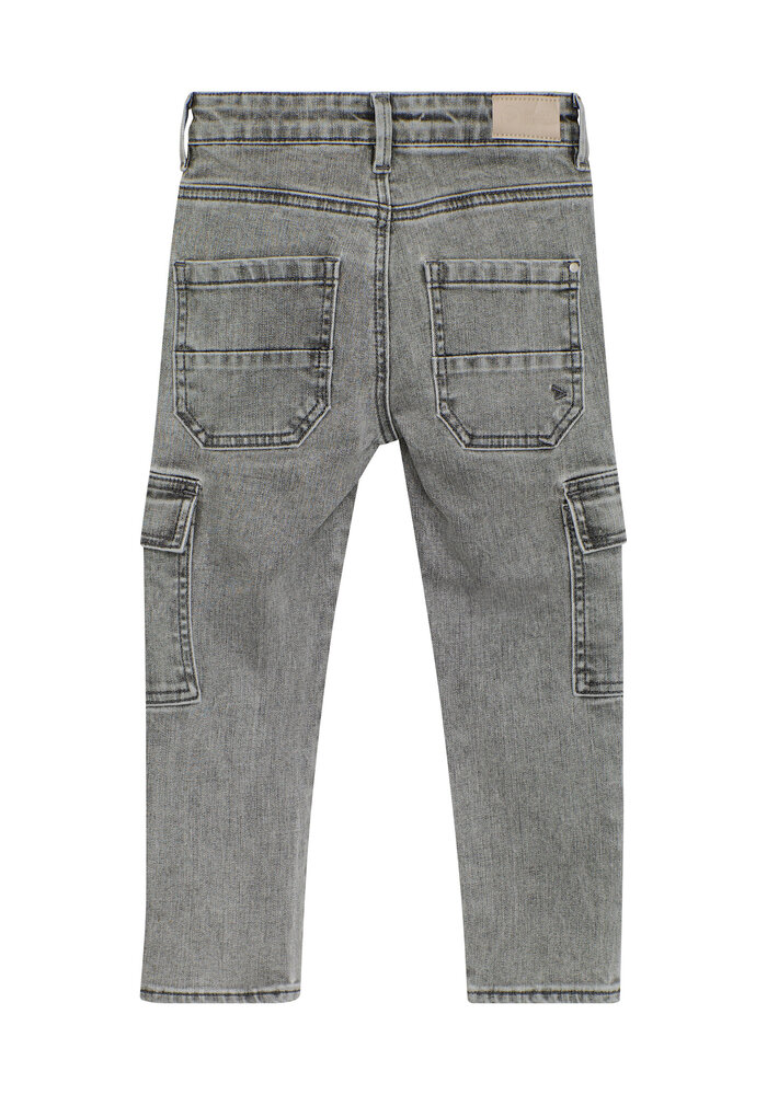 Daily Seven 2600 Straight Cargo Fit Used Grey Denim