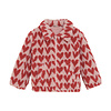 Daily seven Daily Seven Teddy Jacket Heart Pale Mauve