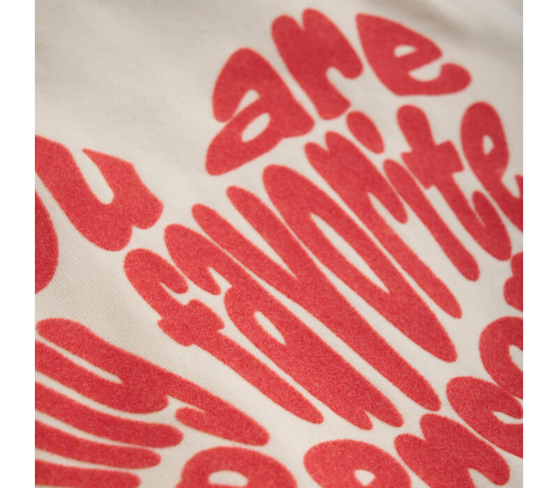 Daily Seven Sweater Brushed Backprint Sandshell